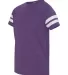 6137 LAT Jersey Youth Football Tee VN PURP/ BLD WH side view