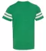 6137 LAT Jersey Youth Football Tee VN GREEN/ BD WHT back view