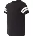6137 LAT Jersey Youth Football Tee BLACK/ WHITE side view
