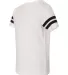 6137 LAT Jersey Youth Football Tee WHITE/ BLACK side view