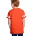 6137 LAT Jersey Youth Football Tee VN ORANGE/ BD WH back view