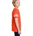 6137 LAT Jersey Youth Football Tee VN ORANGE/ BD WH side view