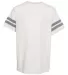 6137 LAT Jersey Youth Football Tee NAT HTH/ GRAN HT front view