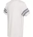 6137 LAT Jersey Youth Football Tee NAT HTH/ GRAN HT side view
