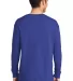 Port & Company PC099LS Pigment-Dyed Long Sleeve Te BlueIris back view