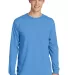 Port & Company PC099LS Pigment-Dyed Long Sleeve Te Blue Moon front view