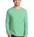 Port & Company PC099LS Pigment-Dyed Long Sleeve Te Jadeite front view