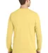 Port & Company PC099LS Pigment-Dyed Long Sleeve Te Popcorn back view