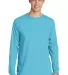 Port & Company PC099LS Pigment-Dyed Long Sleeve Te Tidal Wave front view
