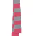 SP02 Sportsman  - Rugby Striped Knit Scarf -  Heather Red/ Heather Grey back view