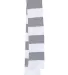 SP02 Sportsman  - Rugby Striped Knit Scarf -  White/ Heather Grey back view