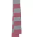 SP02 Sportsman  - Rugby Striped Knit Scarf -  Heather Cardinal/ Heather Grey front view