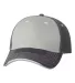 9500 Sportsman  - Tri-Color Cap -  Grey/ Charcoal front view