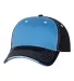 9500 Sportsman  - Tri-Color Cap -  Light Blue/ Navy front view