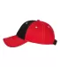 9500 Sportsman  - Tri-Color Cap -  Black/ Red side view