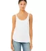 8802 Bella + Canvas - Women's Flowy Tank with Side in White front view