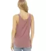 8802 Bella + Canvas - Women's Flowy Tank with Side in Mauve back view