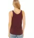 8802 Bella + Canvas - Women's Flowy Tank with Side in Maroon back view