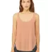 8802 Bella + Canvas - Women's Flowy Tank with Side in Peach front view
