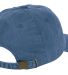 PWU  Port Authority Garment Washed Cap in Steel blue back view