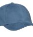 PWU  Port Authority Garment Washed Cap in Steel blue front view