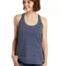 DM466 District Made Ladies Cosmic Twist Back Tank Navy/Royal Cos front view