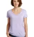 DM465 - District Made Ladies Cosmic Relaxed V-Neck White/Pink Cos front view