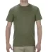 5301N Alstyle Adult Cotton Tee Military Green front view