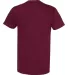 5301N Alstyle Adult Cotton Tee Burgundy back view