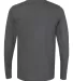 5304 Alstyle Adult Long Sleeve T-shirt Charcoal back view