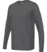 5304 Alstyle Adult Long Sleeve T-shirt Charcoal side view
