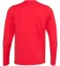 5304 Alstyle Adult Long Sleeve T-shirt Red back view
