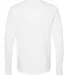 5304 Alstyle Adult Long Sleeve T-shirt White back view