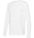 5304 Alstyle Adult Long Sleeve T-shirt White side view