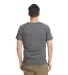 2050 Next Level Men's Mock Twist Raglan T-Shirt in Black back view