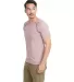 2050 Next Level Men's Mock Twist Raglan T-Shirt in Tech maroon side view