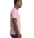 2050 Next Level Men's Mock Twist Raglan T-Shirt in Tech Pink