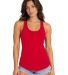 6338 Next Level Ladies' Gathered Racerback Tank in Red