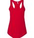 6338 Next Level Ladies' Gathered Racerback Tank in Red
