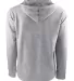 9601 Next Level French Terry Zip Up Hoodie HTH GRY/ HTH GRY back view