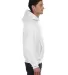 Champion S1051 Reverse Weave Hoodie in White side view