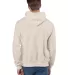 Champion S1051 Reverse Weave Hoodie in Sand back view