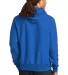 Champion S1051 Reverse Weave Hoodie in Athletic royal back view