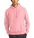 Champion S1051 Reverse Weave Hoodie in Candy pink front view