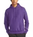 Champion S1051 Reverse Weave Hoodie in Purple front view