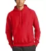 Champion S1051 Reverse Weave Hoodie in Scarlet front view