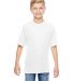 791  Augusta Sportswear Youth Performance Wicking  in White front view