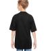 791  Augusta Sportswear Youth Performance Wicking  in Black back view