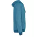9600 Next Level Adult Denim Fleece Full-Zip Hoodie in Turquoise side view
