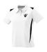 5013 Augusta Ladies' Premier Sport Shirt in White/ black front view